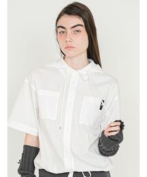 Half Sleeves Hoodie Shirt/ハーフスリーブ フーディーシャツ