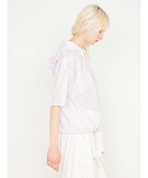 SORIN(ソリン )の「Half Sleeves Hoodie Shirt/ハーフスリーブ フーディーシャツ(シャツ/ブラウス・レディース・ブルー/ホワイト/チェック・38)」の17枚目の写真