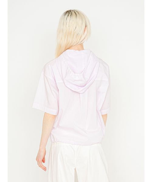 SORIN(ソリン )の「Half Sleeves Hoodie Shirt/ハーフスリーブ フーディーシャツ(シャツ/ブラウス・レディース・ブルー/ホワイト/チェック・38)」の18枚目の写真