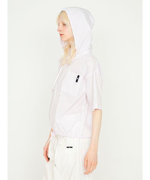 SORIN(ソリン )の「Half Sleeves Hoodie Shirt/ハーフスリーブ フーディーシャツ(シャツ/ブラウス・レディース・ブルー/ホワイト/チェック・38)」の19枚目の写真
