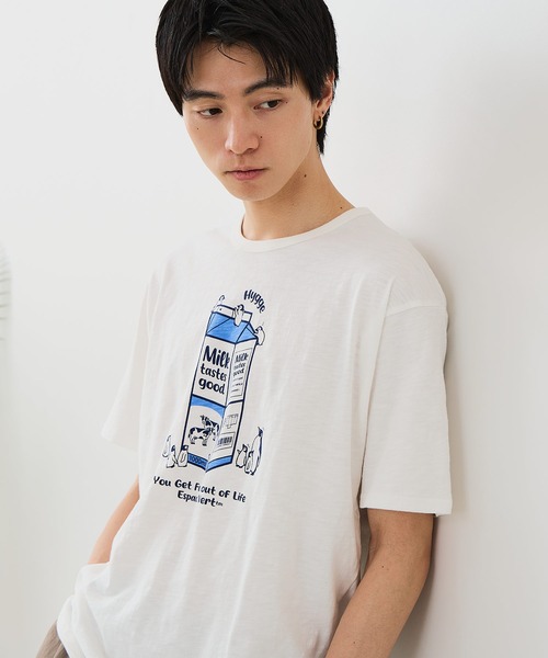 Blue Standard (ブルースタンダード)の「【BLUE STANDARD/ブルースタンダード】【涼しい スラブ天竺】 アニマルプリントTシャツ 綿100% 凹凸素材 ペンギン ゆるかわ 凹凸素材 部屋着 ワンマイル キャンプ(Tシャツ/カットソー・メンズ・その他/その他1/その他2/その他3・MEDIUM/LARGE/X-LARGE)」の3枚目の写真