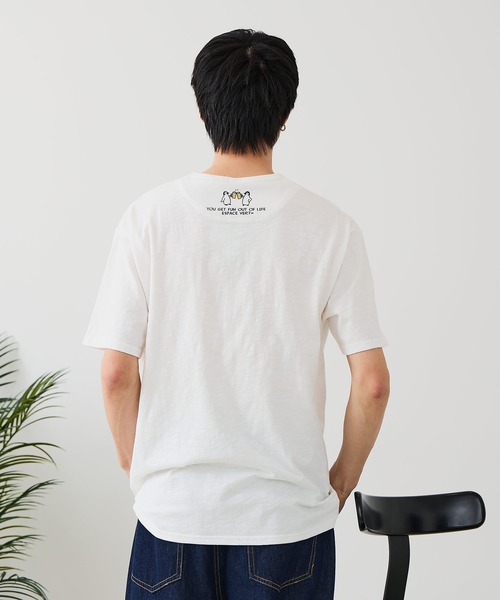 Blue Standard (ブルースタンダード)の「【BLUE STANDARD/ブルースタンダード】【涼しい スラブ天竺】 アニマルプリントTシャツ 綿100% 凹凸素材 ペンギン ゆるかわ 凹凸素材 部屋着 ワンマイル キャンプ(Tシャツ/カットソー・メンズ・その他/その他1/その他2/その他3・MEDIUM/LARGE/X-LARGE)」の15枚目の写真