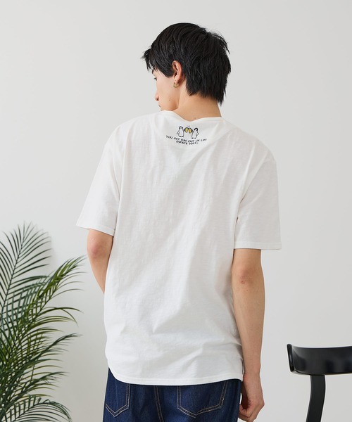 Blue Standard (ブルースタンダード)の「【BLUE STANDARD/ブルースタンダード】【涼しい スラブ天竺】 アニマルプリントTシャツ 綿100% 凹凸素材 ペンギン ゆるかわ 凹凸素材 部屋着 ワンマイル キャンプ(Tシャツ/カットソー・メンズ・その他/その他1/その他2/その他3・MEDIUM/LARGE/X-LARGE)」の16枚目の写真