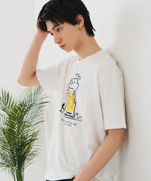 Blue Standard (ブルースタンダード)の「【BLUE STANDARD/ブルースタンダード】【涼しい スラブ天竺】 アニマルプリントTシャツ 綿100% 凹凸素材 ペンギン ゆるかわ 凹凸素材 部屋着 ワンマイル キャンプ(Tシャツ/カットソー・メンズ・その他/その他1/その他2/その他3・MEDIUM/LARGE/X-LARGE)」の18枚目の写真