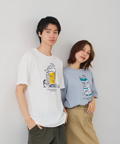 Blue Standard (ブルースタンダード)の「【BLUE STANDARD/ブルースタンダード】【涼しい スラブ天竺】 アニマルプリントTシャツ 綿100% 凹凸素材 ペンギン ゆるかわ 凹凸素材 部屋着 ワンマイル キャンプ(Tシャツ/カットソー・メンズ・その他/その他1/その他2/その他3・MEDIUM/LARGE/X-LARGE)」の19枚目の写真