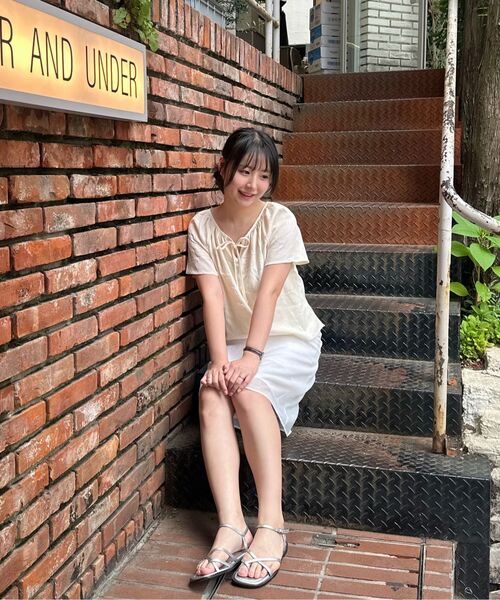 JULIAPEPE(ジュリアペペ)の「Amy Shirring Puff Blouse (Baby blue)(シャツ/ブラウス・レディース・その他・FREE)」の5枚目の写真