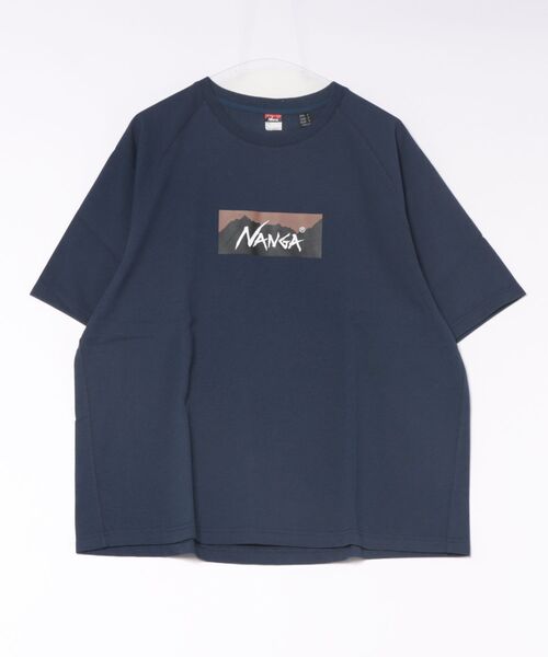 NANGA(ナンガ)の「【NANGA】ECO HYBRID BOX LOGO LOOSE FIT TEE N2500-1M025Z(Tシャツ/カットソー・メンズ・ブラック/ホワイト/ライトグレー/ダークネイビー・FREE)」の4枚目の写真