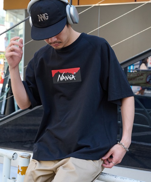 NANGA(ナンガ)の「【NANGA】ECO HYBRID BOX LOGO LOOSE FIT TEE N2500-1M025Z(Tシャツ/カットソー・メンズ・ブラック/ホワイト/ライトグレー/ダークネイビー・FREE)」の12枚目の写真