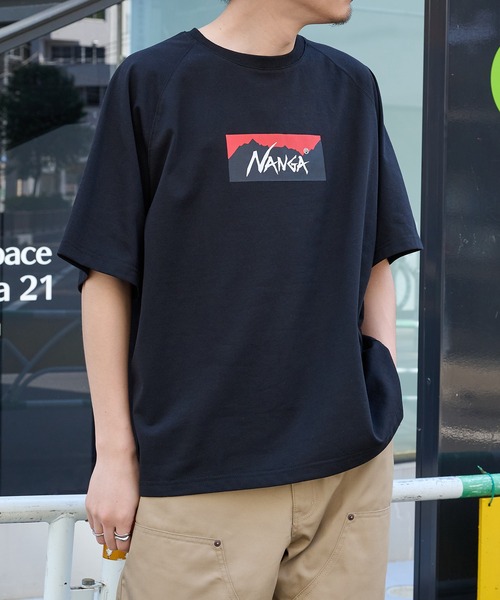 NANGA(ナンガ)の「【NANGA】ECO HYBRID BOX LOGO LOOSE FIT TEE N2500-1M025Z(Tシャツ/カットソー・メンズ・ブラック/ホワイト/ライトグレー/ダークネイビー・FREE)」の14枚目の写真