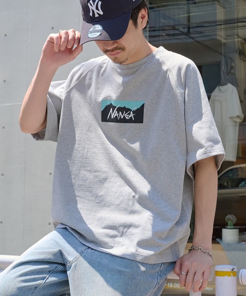 NANGA(ナンガ)の「【NANGA】ECO HYBRID BOX LOGO LOOSE FIT TEE N2500-1M025Z(Tシャツ/カットソー・メンズ・ブラック/ホワイト/ライトグレー/ダークネイビー・FREE)」の17枚目の写真