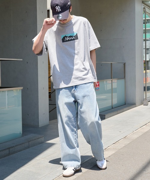 NANGA(ナンガ)の「【NANGA】ECO HYBRID BOX LOGO LOOSE FIT TEE N2500-1M025Z(Tシャツ/カットソー・メンズ・ブラック/ホワイト/ライトグレー/ダークネイビー・FREE)」の22枚目の写真