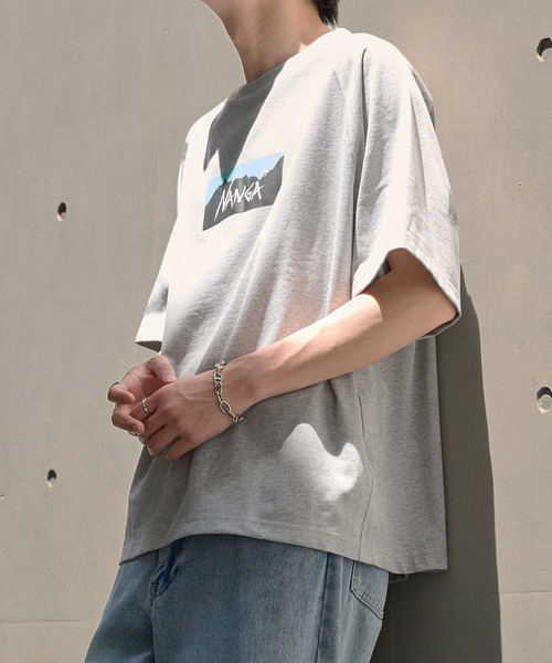 NANGA(ナンガ)の「【NANGA】ECO HYBRID BOX LOGO LOOSE FIT TEE N2500-1M025Z(Tシャツ/カットソー・メンズ・ブラック/ホワイト/ライトグレー/ダークネイビー・FREE)」の20枚目の写真