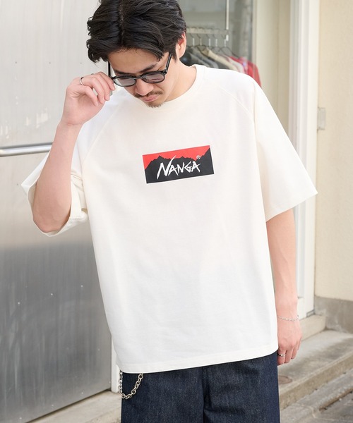NANGA(ナンガ)の「【NANGA】ECO HYBRID BOX LOGO LOOSE FIT TEE N2500-1M025Z(Tシャツ/カットソー・メンズ・ブラック/ホワイト/ライトグレー/ダークネイビー・FREE)」の6枚目の写真