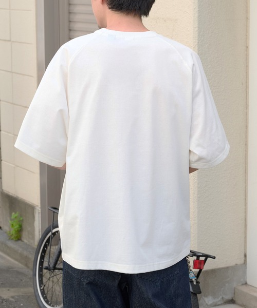 NANGA(ナンガ)の「【NANGA】ECO HYBRID BOX LOGO LOOSE FIT TEE N2500-1M025Z(Tシャツ/カットソー・メンズ・ブラック/ホワイト/ライトグレー/ダークネイビー・FREE)」の9枚目の写真