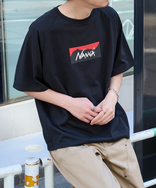 NANGA(ナンガ)の「【NANGA】ECO HYBRID BOX LOGO LOOSE FIT TEE N2500-1M025Z(Tシャツ/カットソー・メンズ・ブラック/ホワイト/ライトグレー/ダークネイビー・FREE)」の13枚目の写真