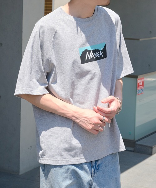 NANGA(ナンガ)の「【NANGA】ECO HYBRID BOX LOGO LOOSE FIT TEE N2500-1M025Z(Tシャツ/カットソー・メンズ・ブラック/ホワイト/ライトグレー/ダークネイビー・FREE)」の18枚目の写真