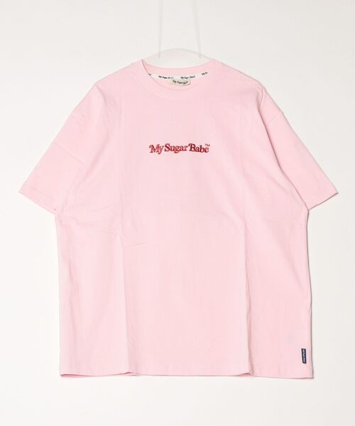 My sugar Babe（マイシュガーベイブ）の「MSB foaming logo tee（Tシャツ/カットソー・メンズ・ホワイト/グリーン/ピンク/ブルー/ブラック・X-LARGE/LARGE/MEDIUM）」の5枚目の写真