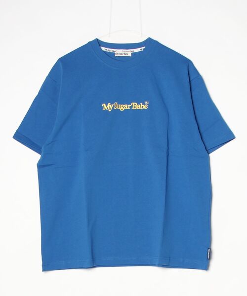 My sugar Babe（マイシュガーベイブ）の「MSB foaming logo tee（Tシャツ/カットソー・メンズ・ホワイト/グリーン/ピンク/ブルー/ブラック・X-LARGE/LARGE/MEDIUM）」の4枚目の写真