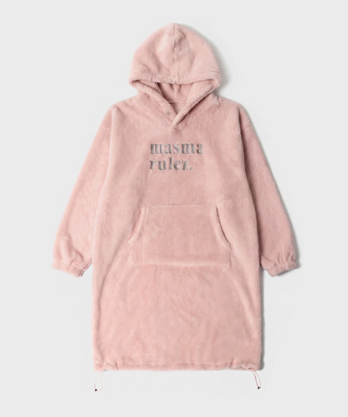 MASMARULEZ APPAREL(マスマルールズ アパレル)の「Cozy bear fleece warm hoodie_5 Colors(パーカー・レディース・チャコール/ブラック/ベビーピンク/ブラウン系その他/アイボリー・ONE SIZE)」の14枚目の写真