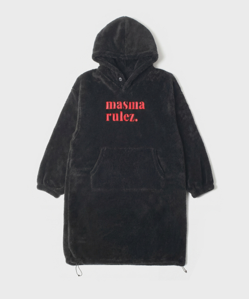 MASMARULEZ APPAREL(マスマルールズ アパレル)の「Cozy bear fleece warm hoodie_5 Colors(パーカー・レディース・チャコール/ブラック/ベビーピンク/ブラウン系その他/アイボリー・ONE SIZE)」の11枚目の写真