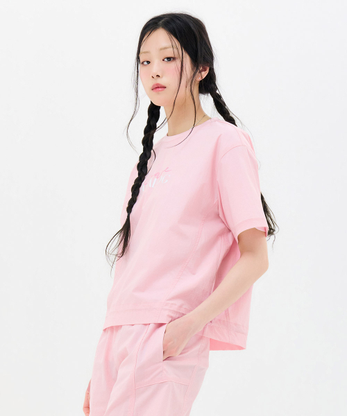 CHASECULT（チェイスカルト）の「レディースストレッチ半袖Tシャツ-FBRG5876D0P（Tシャツ/カットソー・レディース・ピンク・85/90）」の5枚目の写真