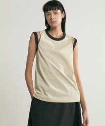 CINOH（チノ）の「RINGER TANK TOP（タンクトップ）」