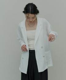 Sheer Mesh Tailored Jacket / シアーメッシュテーラードジャケット