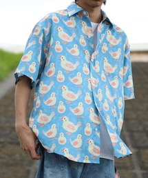 HOOK（フック）の「HOOK -original- レトロポップ総柄 × ルーズシルエット アロハシャツ（シャツ/ブラウス）」