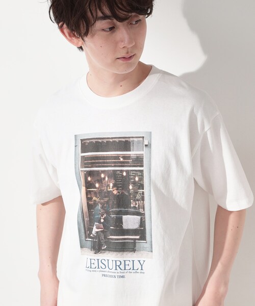 セール】モノクロ フォトグラフィー 半袖Tシャツ 洗濯機OK（Tシャツ
