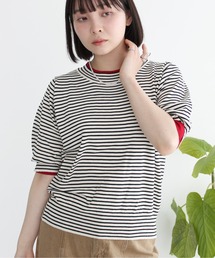 Meli rich | レイヤード風ボリューム袖プルオーバー(Tシャツ/カットソー)