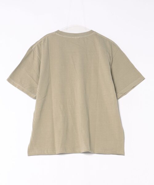 Scrap Book(スクラップブック)の「【ALL HOURS】6.1OZ PIGMENT DYED OVER AND OVER(Tシャツ/カットソー・レディース・グレー系その他/グリーン系その他・1)」の3枚目の写真