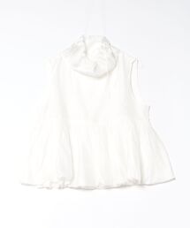 Bshop | eunoia|ドローストリング ハイネックブラウス WOMEN(シャツ/ブラウス)