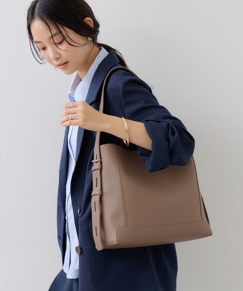 VIS(ビス)の「【A4対応】保冷機能つきショルダートートバッグ(ショルダーバッグ・レディース・ベージュ系その他2/キナリ/グリーン系その他/ブラック・FREE)」の14枚目の写真