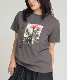RU.TI.LE | 【RU.TI.LE】フラワーフォトプリントTシャツ(Tシャツ/カットソー)