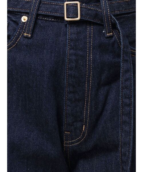 LAGUNAMOON(ラグナムーン)の「LMロゴセミワイドデニムパンツ 【夏服】(デニムパンツ・レディース・ブラック/インディゴブルー/ライトブルー・SMALL/MEDIUM)」の12枚目の写真