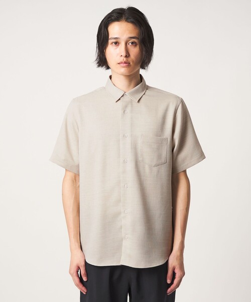 A DAY IN THE LIFE UNITED ARROWS(アデイインザライフユナイテッドアローズ)の「リネンライク スラブオックスフォード レギュラーカラーシャツ-吸水速乾・通気性-<A DAY IN THE LIFE>(シャツ/ブラウス・メンズ・ネイビー/オレンジ/ナチュラル・M/L/S)」の7枚目の写真