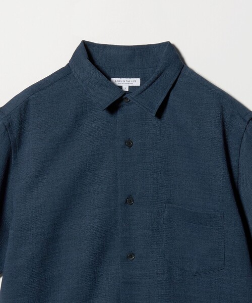 A DAY IN THE LIFE UNITED ARROWS(アデイインザライフユナイテッドアローズ)の「リネンライク スラブオックスフォード レギュラーカラーシャツ-吸水速乾・通気性-<A DAY IN THE LIFE>(シャツ/ブラウス・メンズ・ネイビー/オレンジ/ナチュラル・M/L/S)」の11枚目の写真