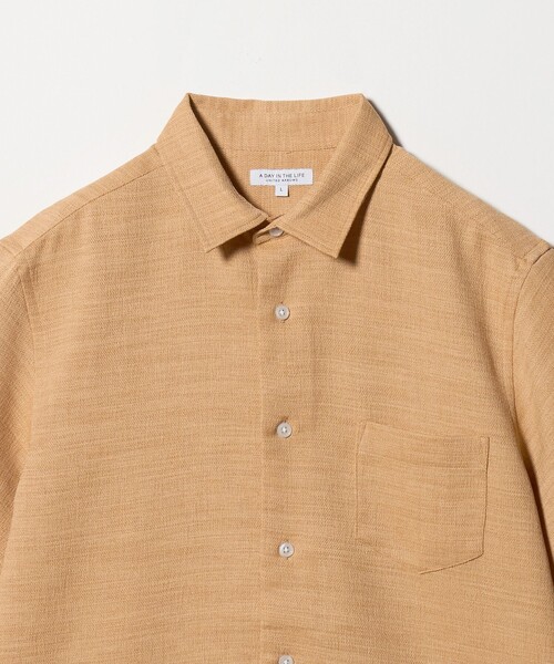 A DAY IN THE LIFE UNITED ARROWS(アデイインザライフユナイテッドアローズ)の「リネンライク スラブオックスフォード レギュラーカラーシャツ-吸水速乾・通気性-<A DAY IN THE LIFE>(シャツ/ブラウス・メンズ・ネイビー/オレンジ/ナチュラル・M/L/S)」の20枚目の写真