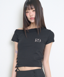 129 ワンショルダー ホットフィックストップ ブラック