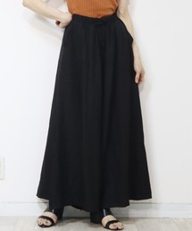 たっぷり贅沢用尺使い きれいめスカーチョ ワイドパンツ