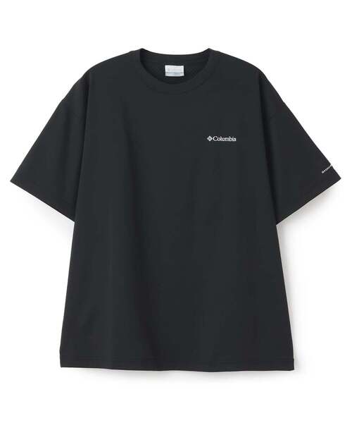 and D. petit main（アンドディープティマイン）の「【親子リンク】【Columibia】【DAD】コールドベイダッシュ半袖Tシャツ（Tシャツ/カットソー・レディース・グレー/ブラック・L/M）」の2枚目の写真