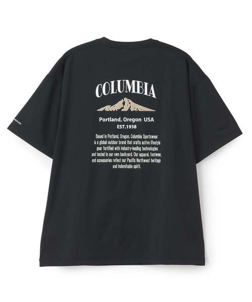 and D. petit main（アンドディープティマイン）の「【親子リンク】【Columibia】【DAD】コールドベイダッシュ半袖Tシャツ（Tシャツ/カットソー・レディース・グレー/ブラック・L/M）」の3枚目の写真