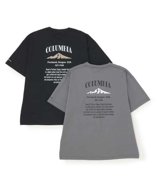 and D. petit main（アンドディープティマイン）の「【親子リンク】【Columibia】【DAD】コールドベイダッシュ半袖Tシャツ（Tシャツ/カットソー・レディース・グレー/ブラック・L/M）」の11枚目の写真