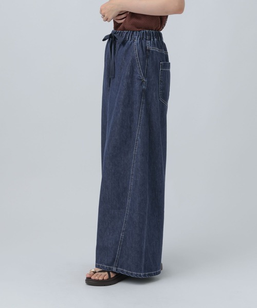LEPSIM(レプシィム)の「スーパーワイドデニムパンツ 878906(デニムパンツ・レディース・ブルー/ブラック/インディゴブルー・TALL/FREE)」の5枚目の写真
