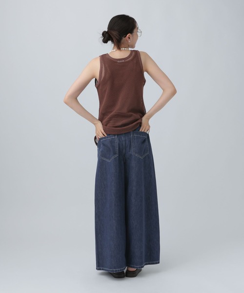LEPSIM(レプシィム)の「スーパーワイドデニムパンツ 878906(デニムパンツ・レディース・ブルー/ブラック/インディゴブルー・TALL/FREE)」の10枚目の写真