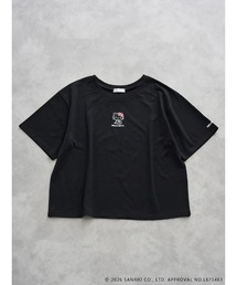 【サンリオキャラクターズ】【大きいサイズ】クルーネック刺繍Tシャツ