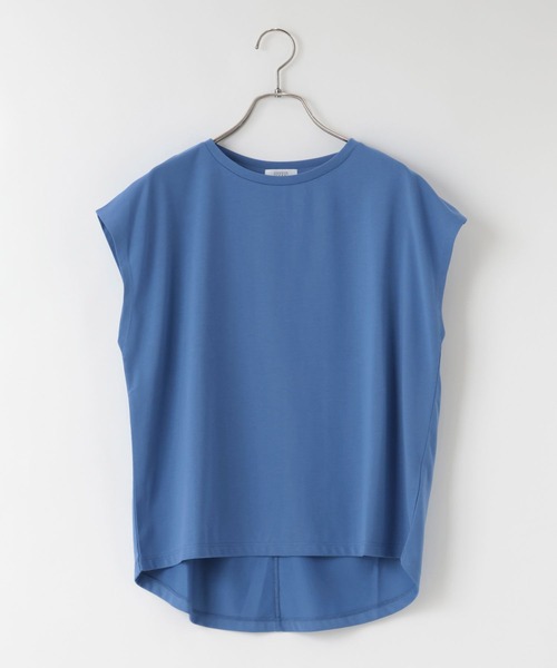 LOWRYS FARM(ローリーズファーム)の「【接触冷感】ベーシックノースリーブ 1043004(Tシャツ/カットソー・レディース・ピンク/ブルー/ホワイト/ブラック・FREE)」の1枚目の写真
