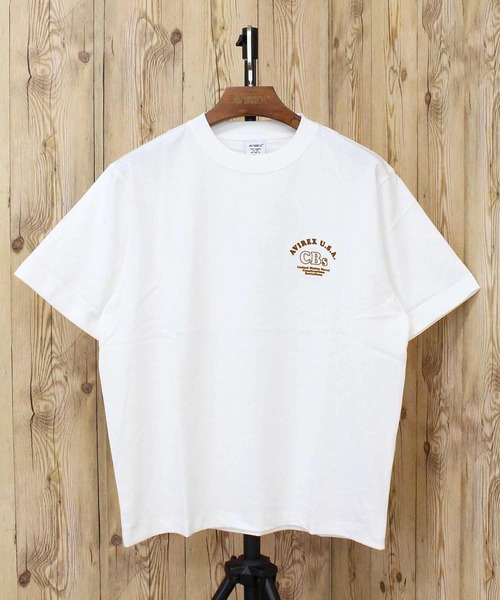 AVIREX(アヴィレックス)の「U.S. NAVAL CBs FLOCKY T-SHIRT(Tシャツ/カットソー・メンズ・ホワイト/ネイビー/ブラック・M/L/XL/XXL)」の12枚目の写真