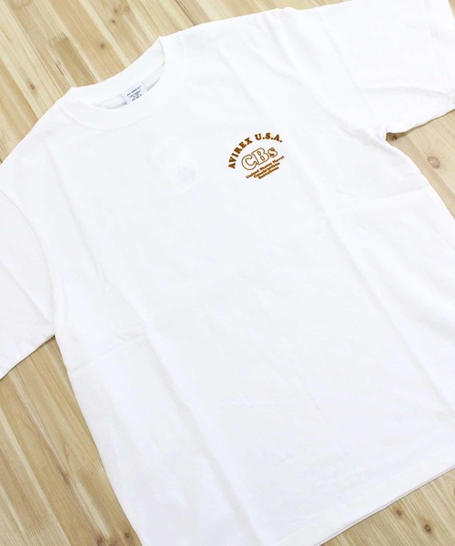 AVIREX(アヴィレックス)の「U.S. NAVAL CBs FLOCKY T-SHIRT(Tシャツ/カットソー・メンズ・ホワイト/ネイビー/ブラック・M/L/XL/XXL)」の14枚目の写真