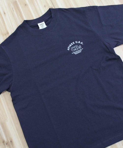 AVIREX(アヴィレックス)の「U.S. NAVAL CBs FLOCKY T-SHIRT(Tシャツ/カットソー・メンズ・ホワイト/ネイビー/ブラック・M/L/XL/XXL)」の5枚目の写真